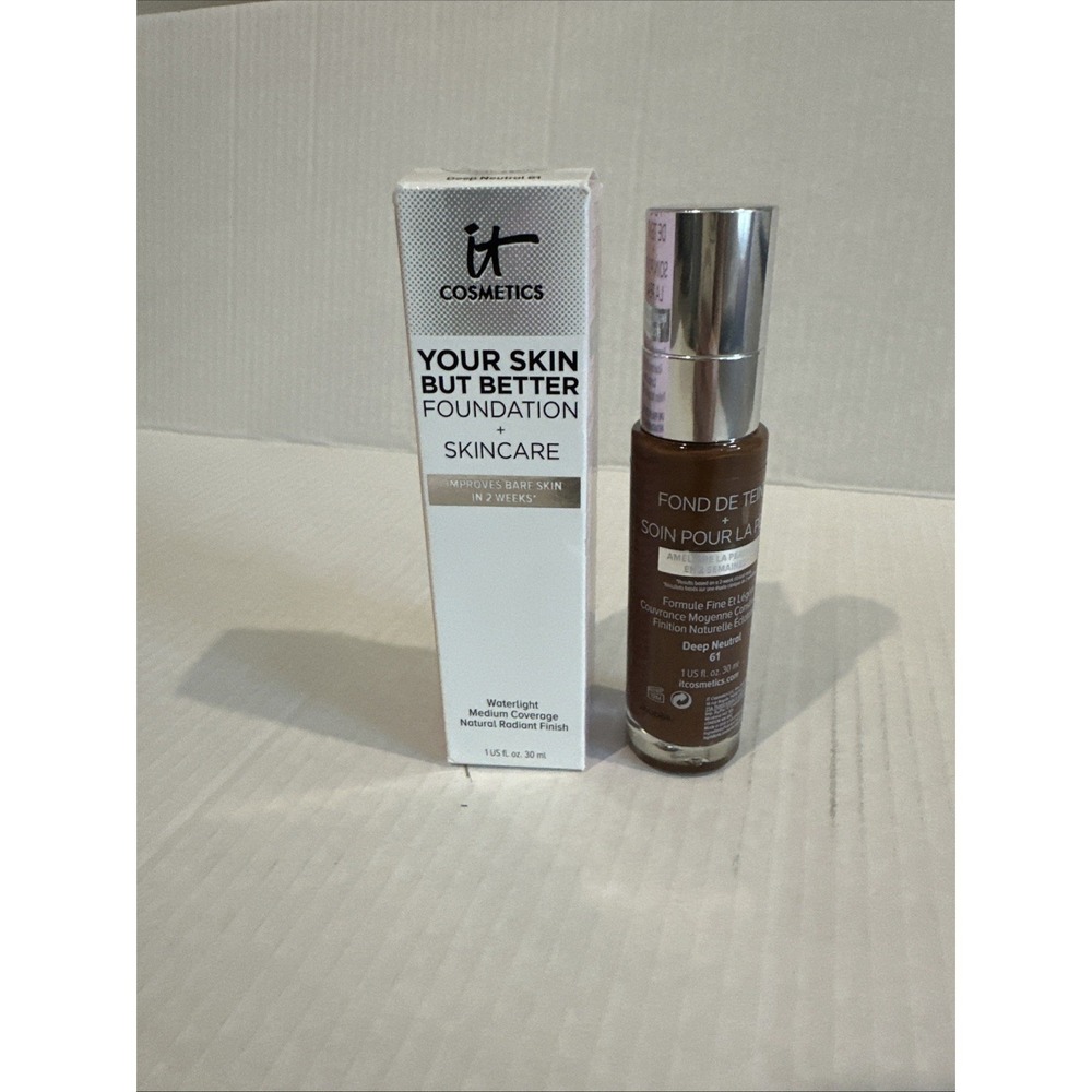 It Cosmetics Your skin but Better Foundation Deep Neutral 61